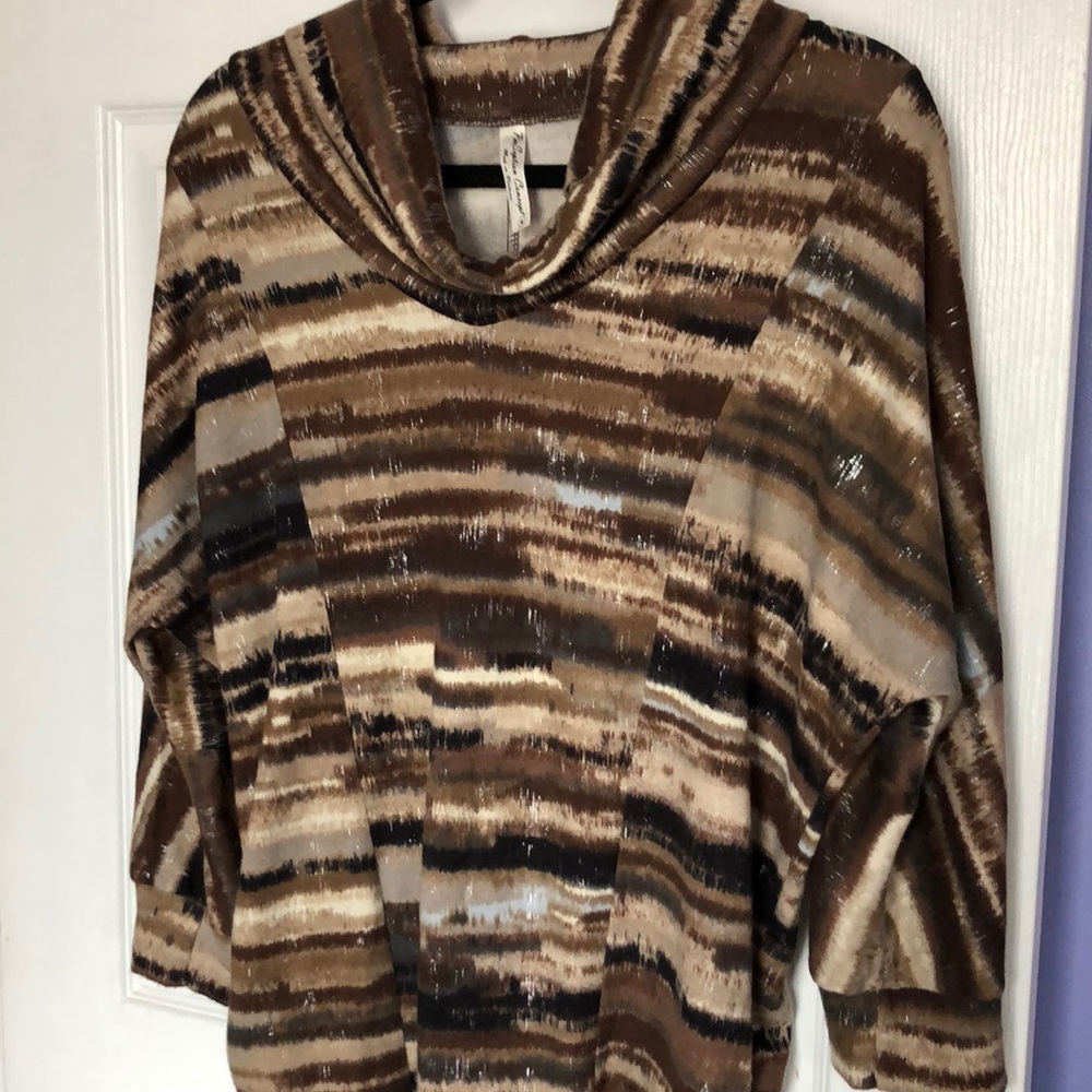 Cowl neck PerSeption sweater
